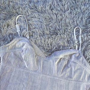 VS silver one piece swim suit